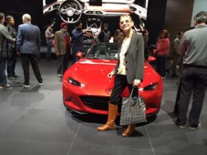 sharon rosenthal photo with car